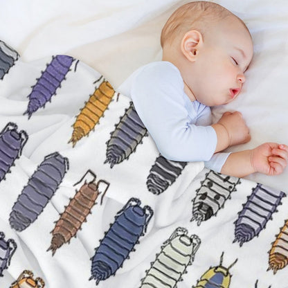 Isopods Easy Care Throw Blanket