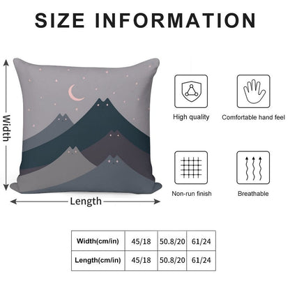 Cat Landscape 116 Soft Multiple Sizes Throw Pillow