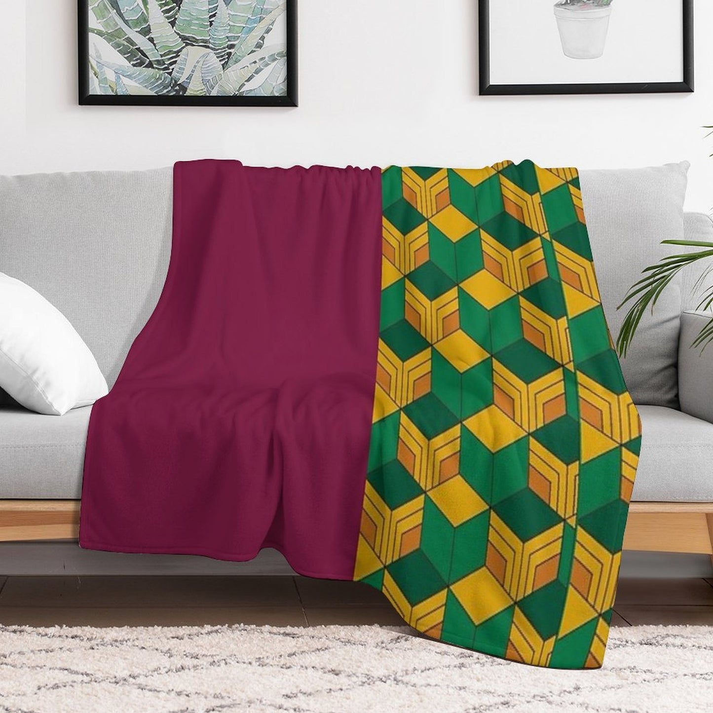 Tomioka Velvety-soft Throw Blanket