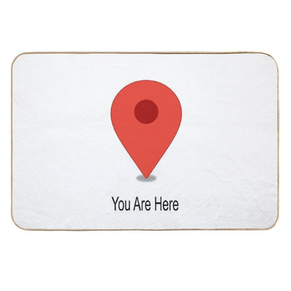 You Are Here  Absorbent Bath Mat