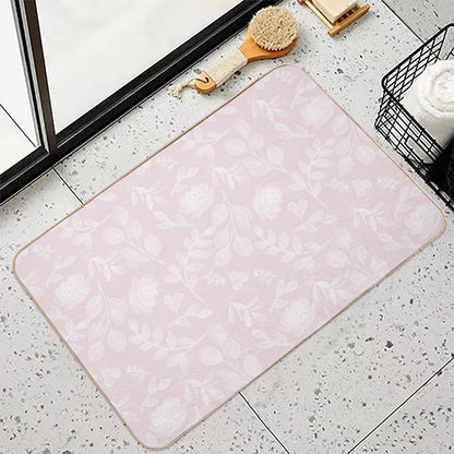 PInk Chalk Botanicals  High-Traffic Bath Mat