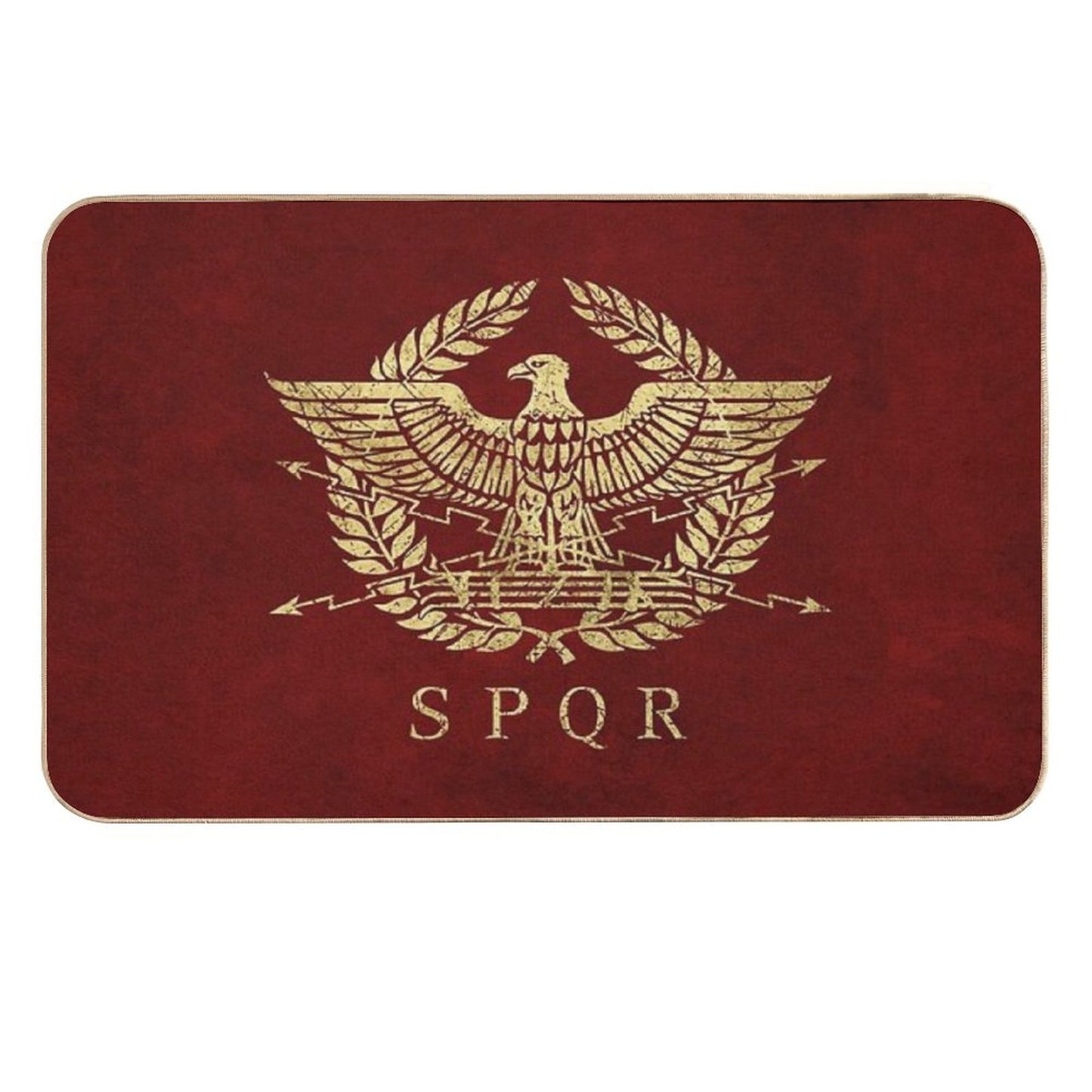 Roman Empire Emblem - Vintage Gold  Versatile Bath Mat