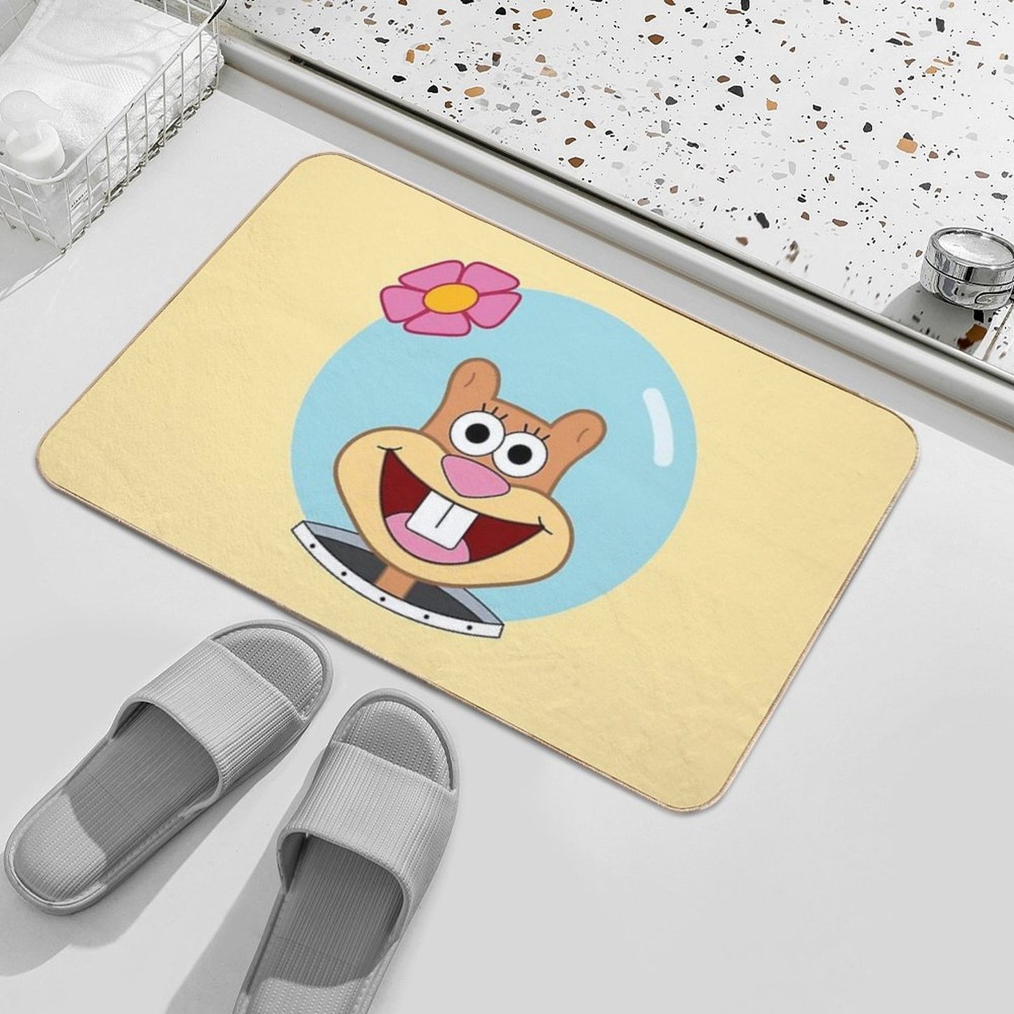 Sandy Cheeks  Dirt-Trapping Bath Mat