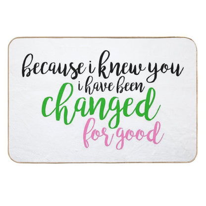 I Have Been Changed for Good - Wicked  Repositionable Bath Mat