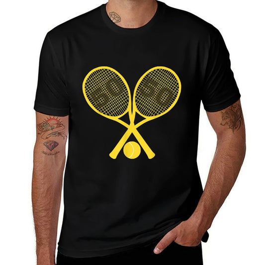 50th Birthday Tenniss  Fade-proof Color T-Shirt
