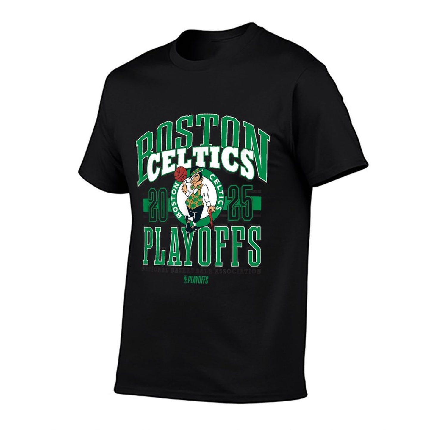 NBA Official Boston Celtics 2025 Playoffs Showtime  Trendy Pattern T-Shirt