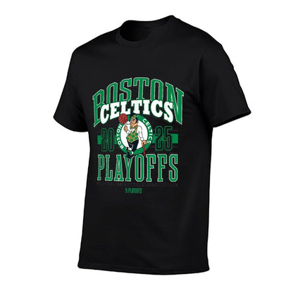 NBA Official Boston Celtics 2025 Playoffs Showtime  Trendy Pattern T-Shirt