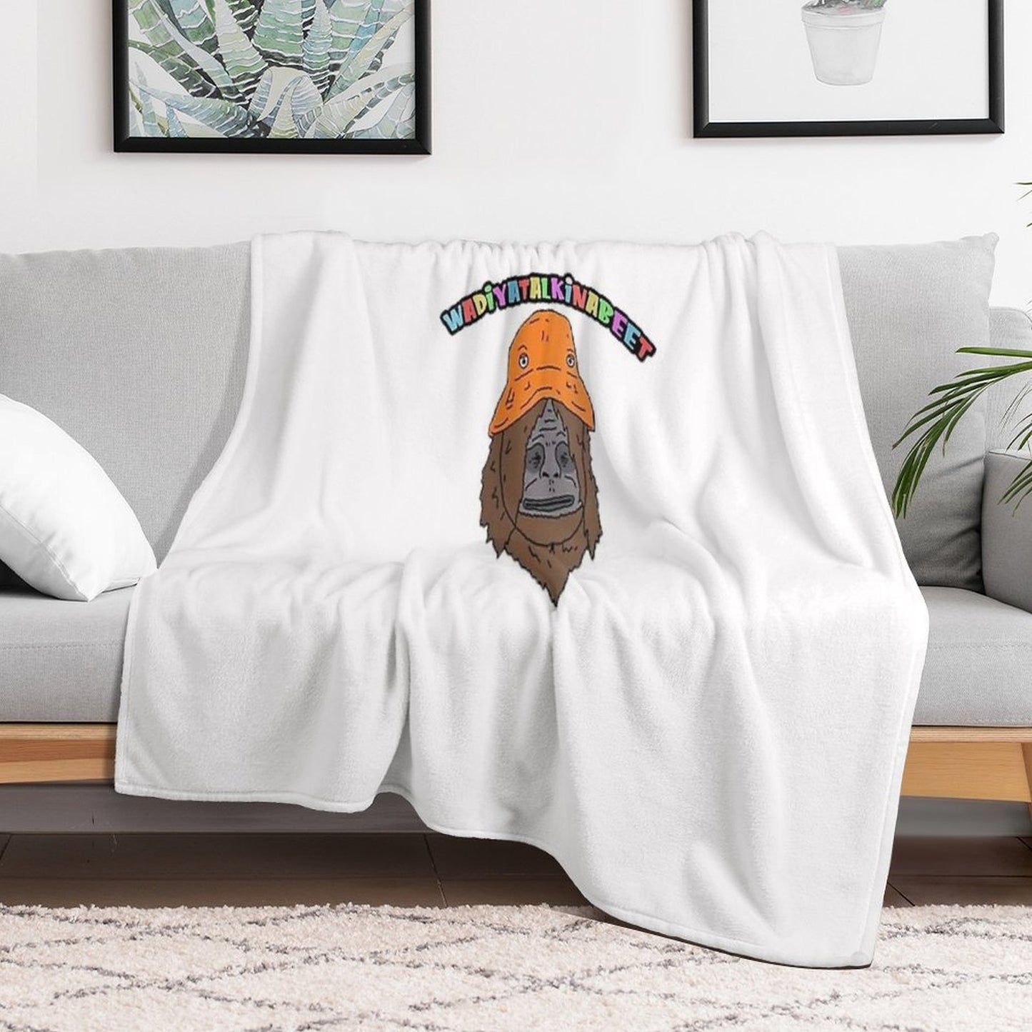 Sassy Wadiyatalkinabeet The Big Lez Show T-Shirt Mask Hat Stickers Cheapest On RedBubble Plush Throw Blanket
