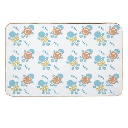 Poke Tiny Turtles Durable Bath Mat