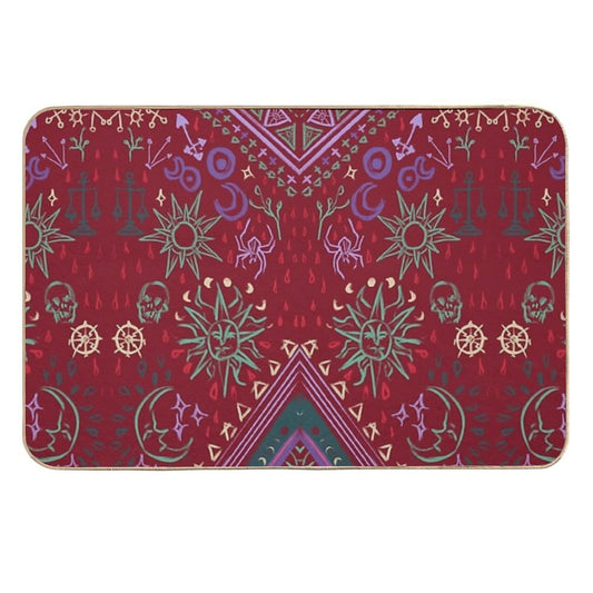 Mollymauk's Coat, Front Panels Durable Bath Mat