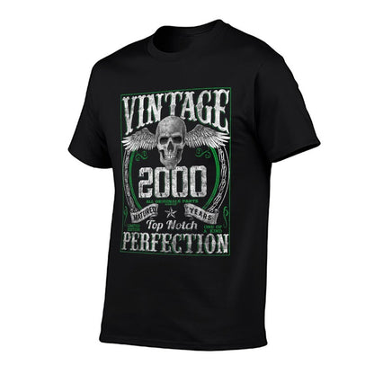 Vintage 2000 Limited Edition 2000 21 Years Old 21st Birthday  Oversized Silhouette T-Shirt