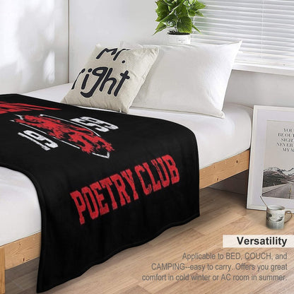 Welton Academy Poetry Club Travel-friendly Throw Blanket