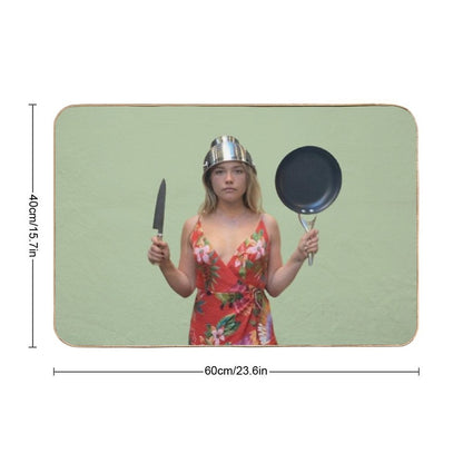 Florence Pugh Cooking with Flo  Easy Maintenance Bath Mat