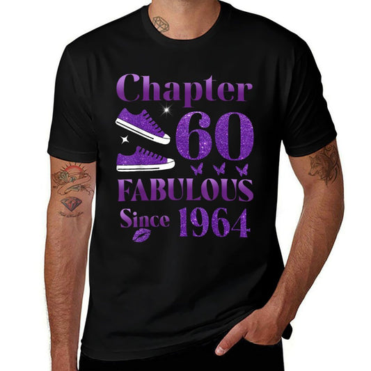 Chapter 60 Fabulous Since 1964 Funny 60th Birthday  Vintage-inspired T-Shirt