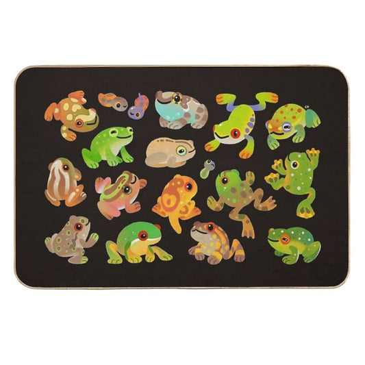 Tree Frog - Dark  Odorless Bath Mat