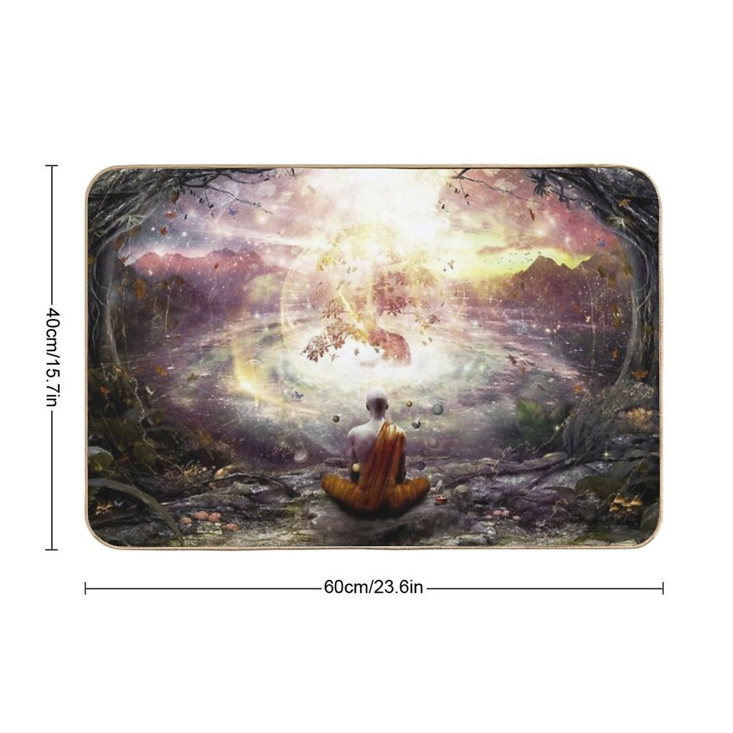 Nature And Time  Dirt-Trapping Bath Mat