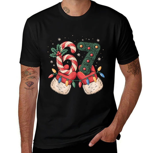67 Christmas Meme Pajamas Holiday Gen Alpha Slang  Quick-drying T-Shirt