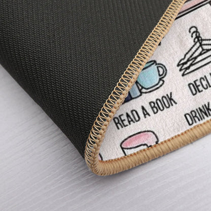 Keep It Positive by Sasa Elebea  Stain-Proof Bath Mat