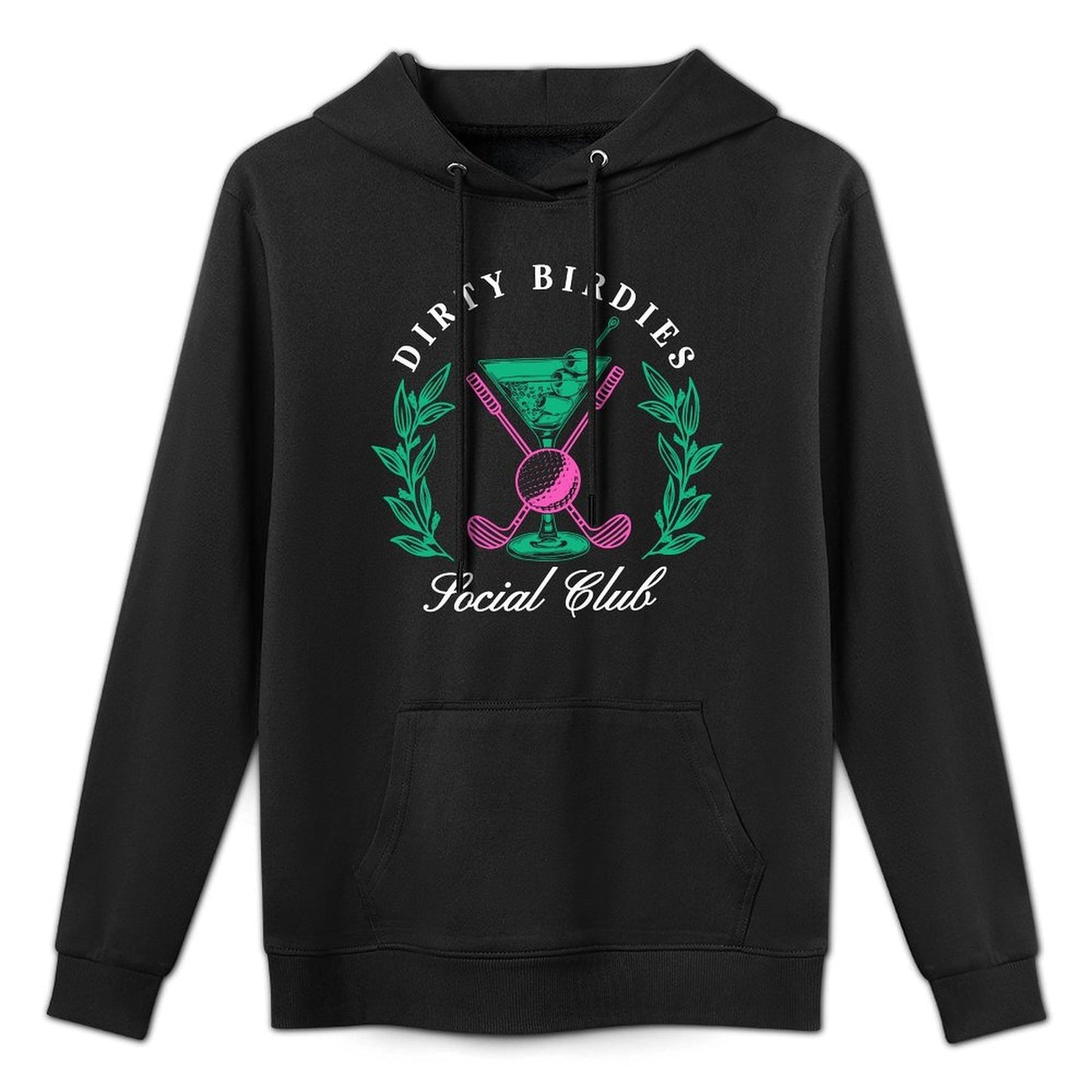 Dirty Birdies Social Club, Golfing  Drinking Sweatshirt Shape Retention Hoodie