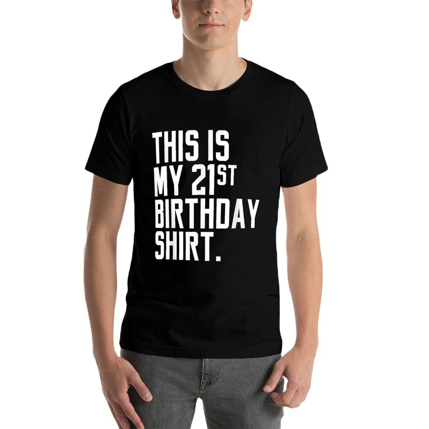 Funny 21st Birthday Gift  Lightweight T-Shirt