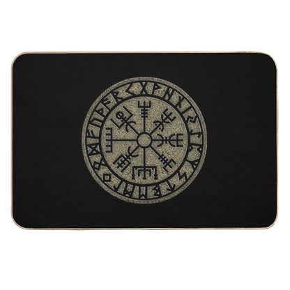 Vegvisir, Viking Compass, Norse, Symbol, Protection, Nordic, Vikings  Multi-Purpose Bath Mat