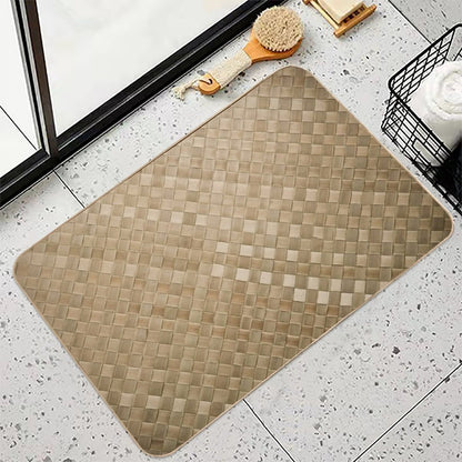 Lauhala Mat (Print ONLY - Not Weaving Material)  Anti-Trip Bath Mat