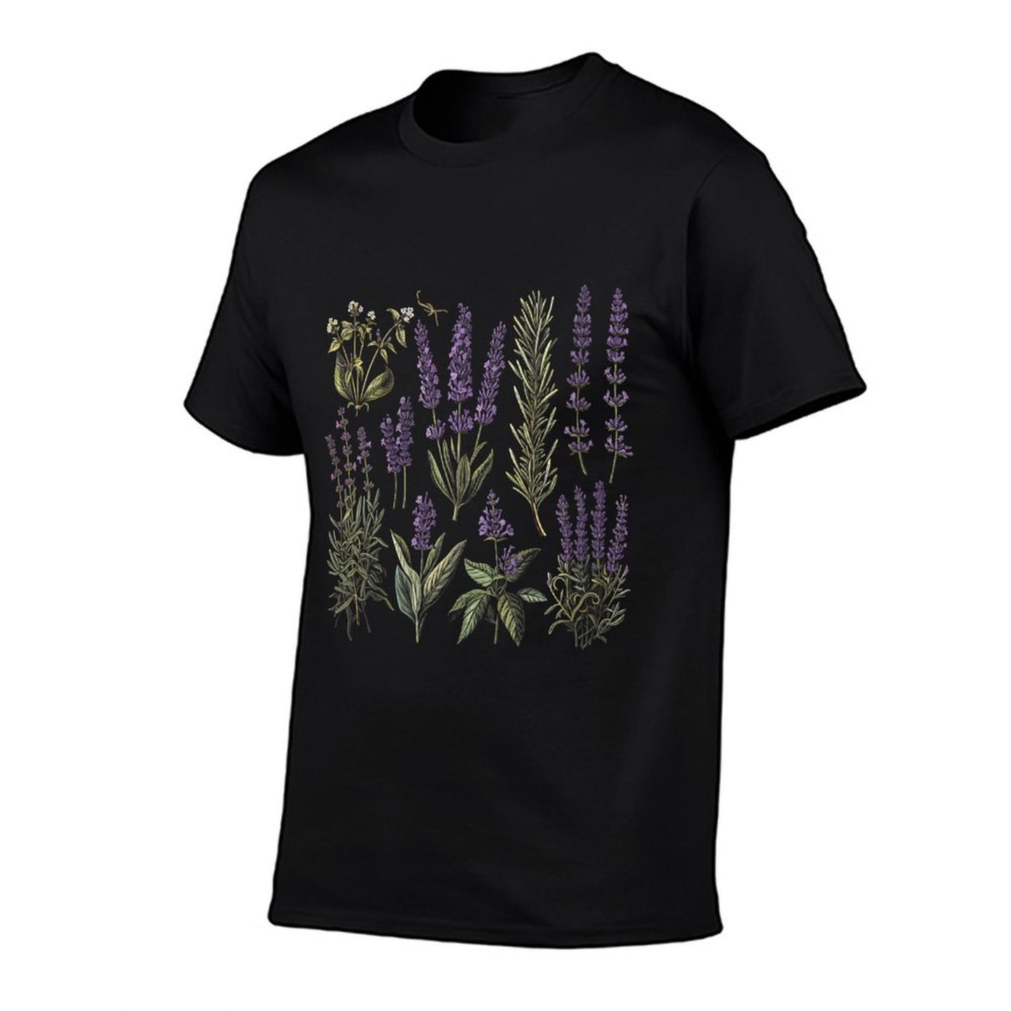 Womens Vintage Botanical Lavender Flower Girl Cute Floral Plant Mom  Affordable Price T-Shirt