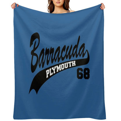 68 Plymouth Barracuda Plush Throw Blanket