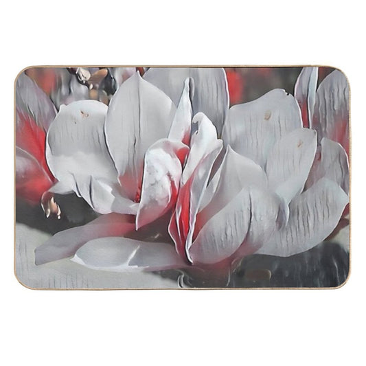 5 Ways Striking Red & White Lotus Bloom Elevates Your Floral Style  High-Traffic Bath Mat