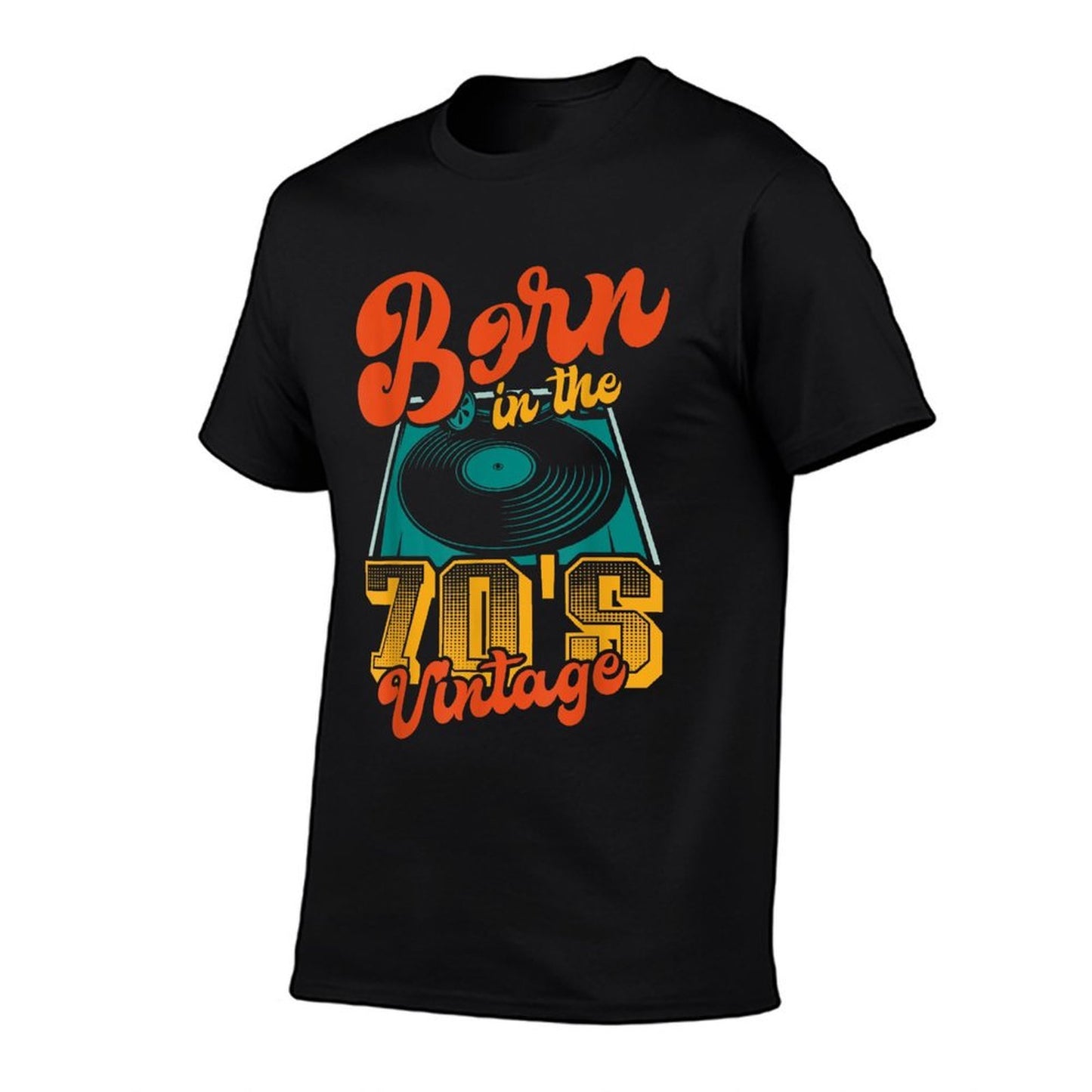 Born In The 70's Vintage Vinyl 50 Bday 50th Birthday  Quick-drying T-Shirt