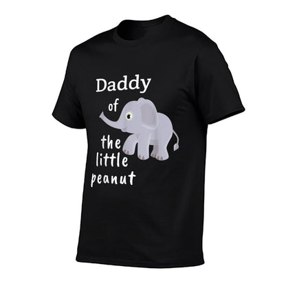 The Little Peanut Elephant Baby Shower for Dads  High-quality Stitching T-Shirt