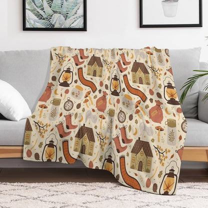A Walk in The Woods Easy Care Throw Blanket