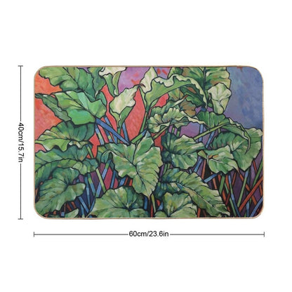 Wild Callas. Oil on Composition Board  Multi-Purpose Bath Mat