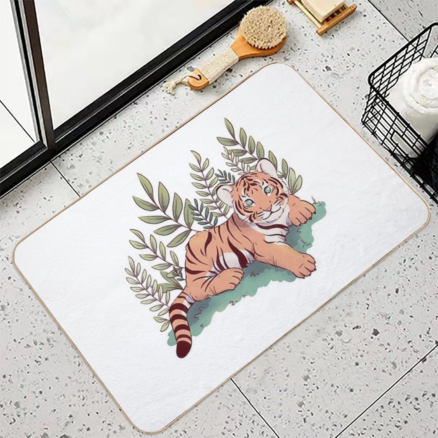 Tiger Cub Durable Bath Mat