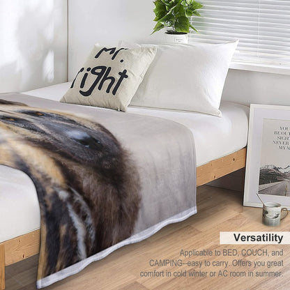 African Wild Dog All-season Throw Blanket
