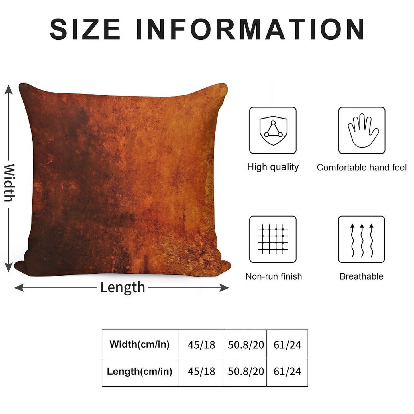 Copper Plate Soft Gift Ready Throw Pillow