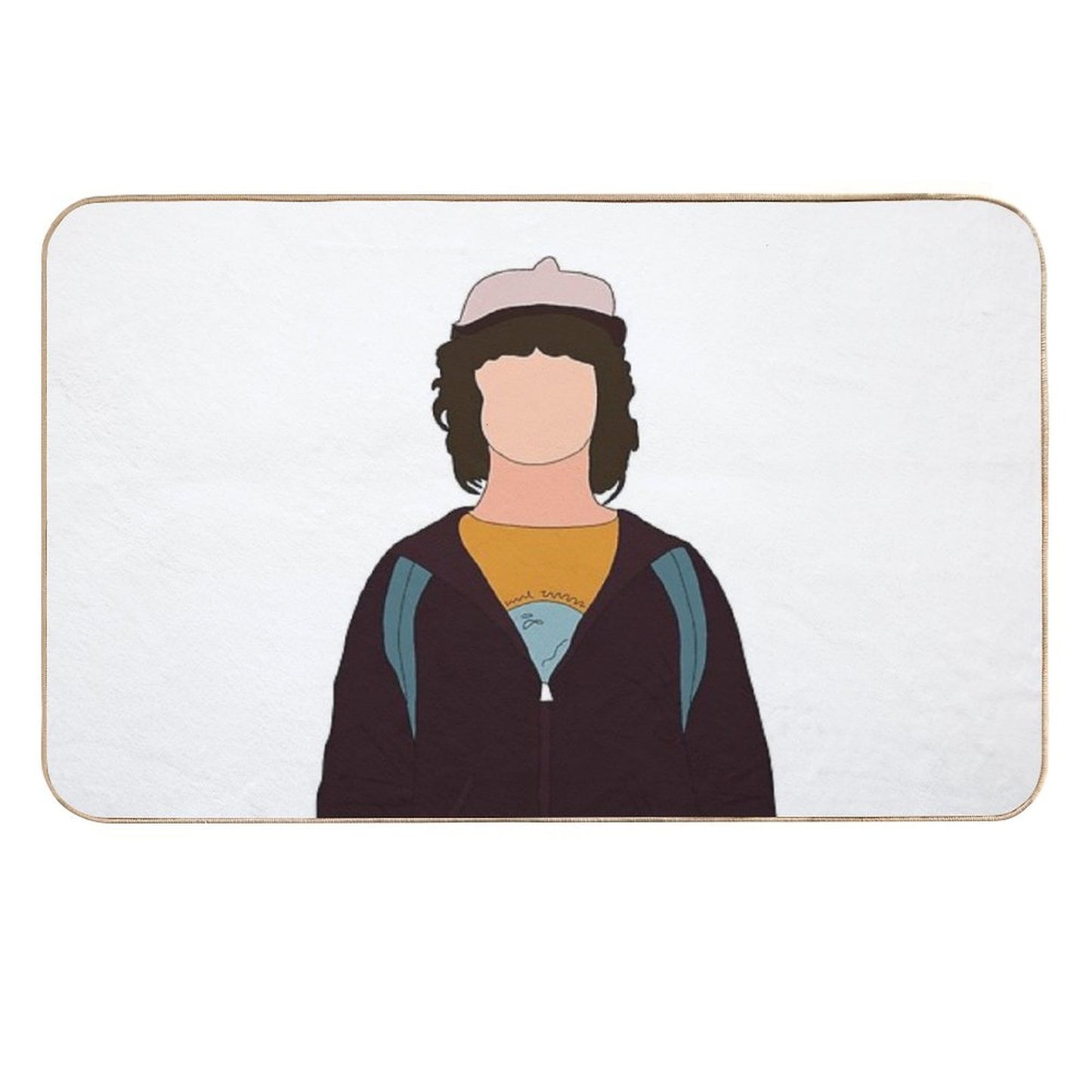Stranger Things - Dustin Henderson  Long-Lasting Bath Mat