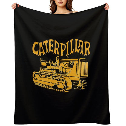 Caterpillar Bulldozer Lightweight Throw Blanket