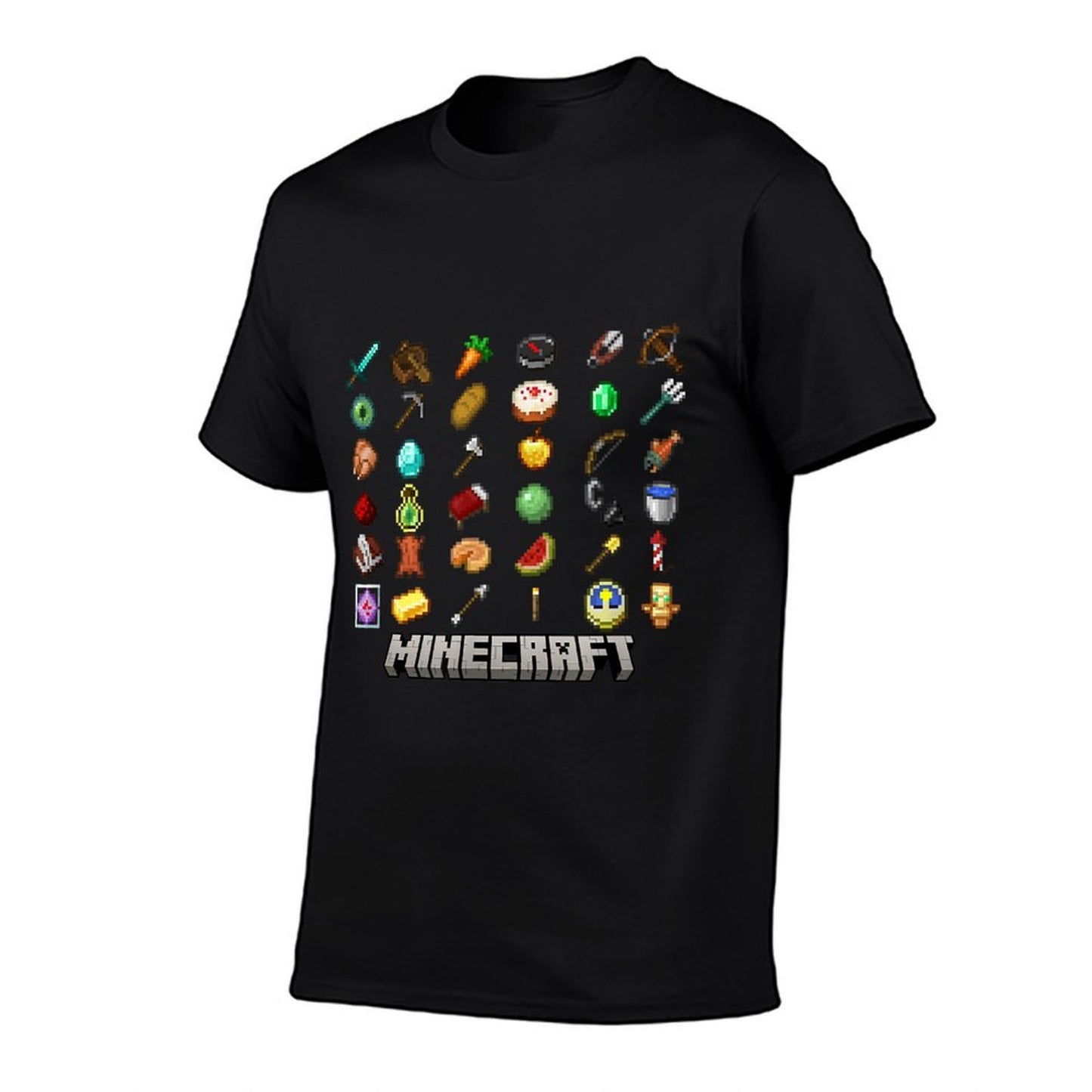 Minecraft Items Textbook  Summer-ready Fabric T-Shirt