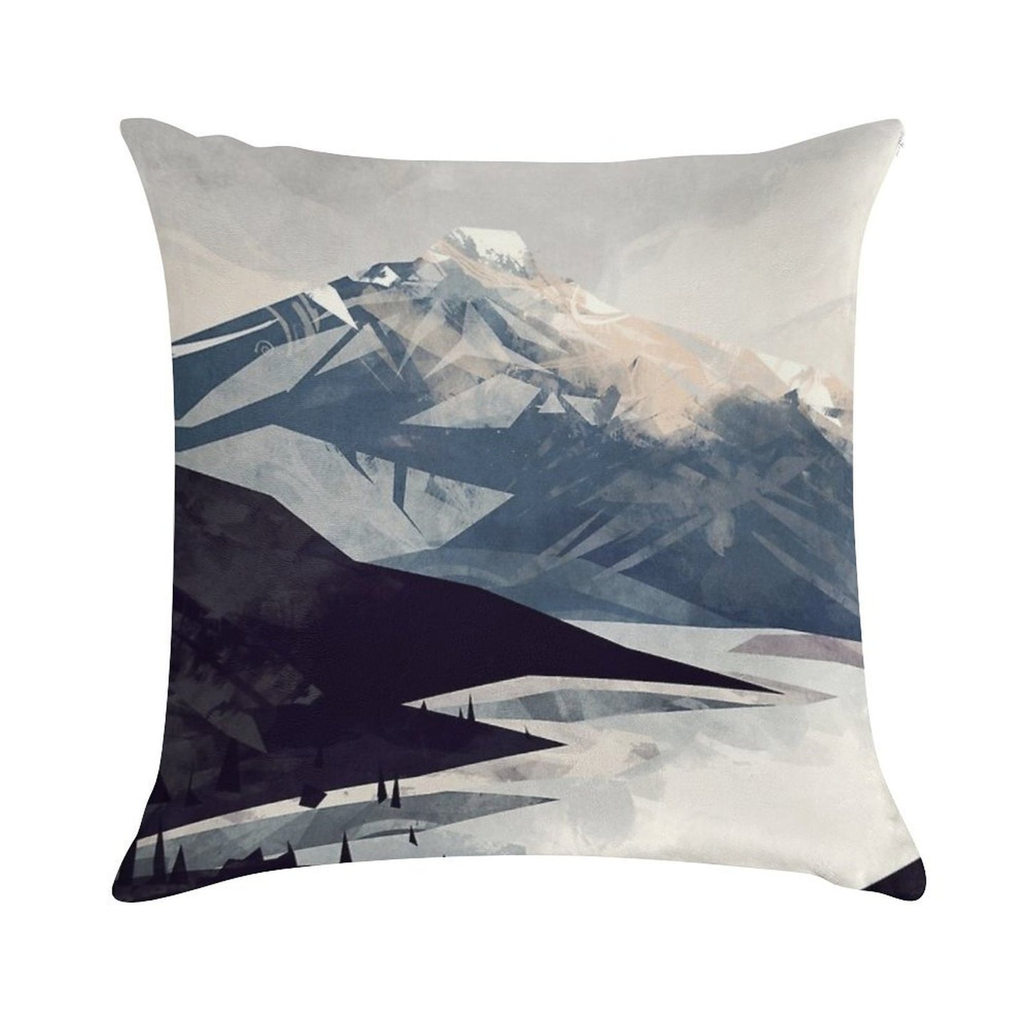 Calming Mountain Soft Ultra-Soft Texture Throw Pillow
