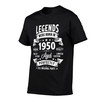 Vintage 1950 75 Year Old Gifts For Men Women 75th Birthday  Soft T-Shirt