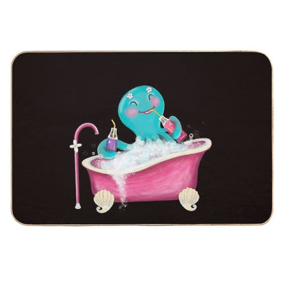 OCTUPUS TAKING A BATH  Non-Slip Bath Mat