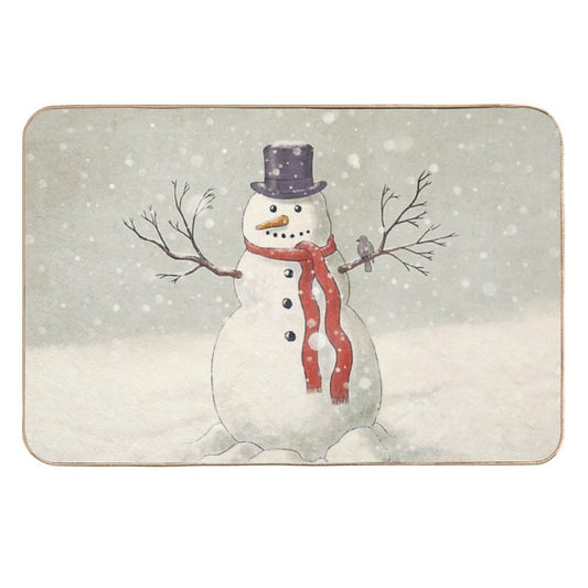 The Snowman  Odorless Bath Mat