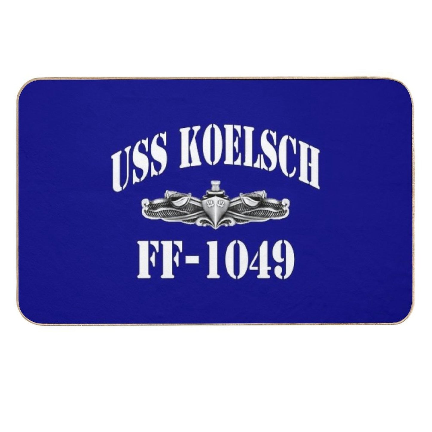USS KOELSCH (FF-1049) SHIP'S STORE  Rapid-Drying Bath Mat
