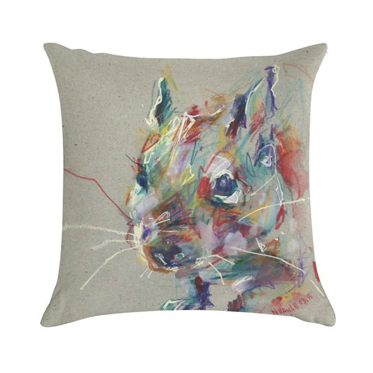 Little Degu Soft Short Plush Fabric Throw Pillow