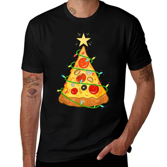 Pizza Christmas Tree Pizza Lover Gift  Moisture-wicking T-Shirt
