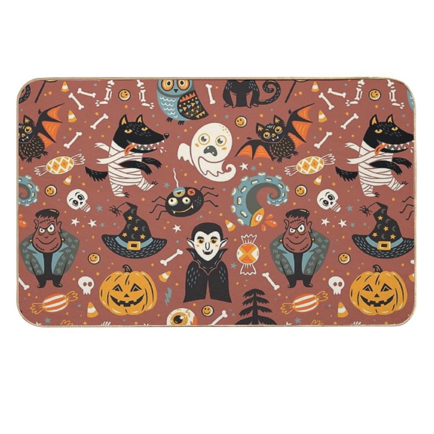 Happy Halloween  Eco-Friendly Bath Mat