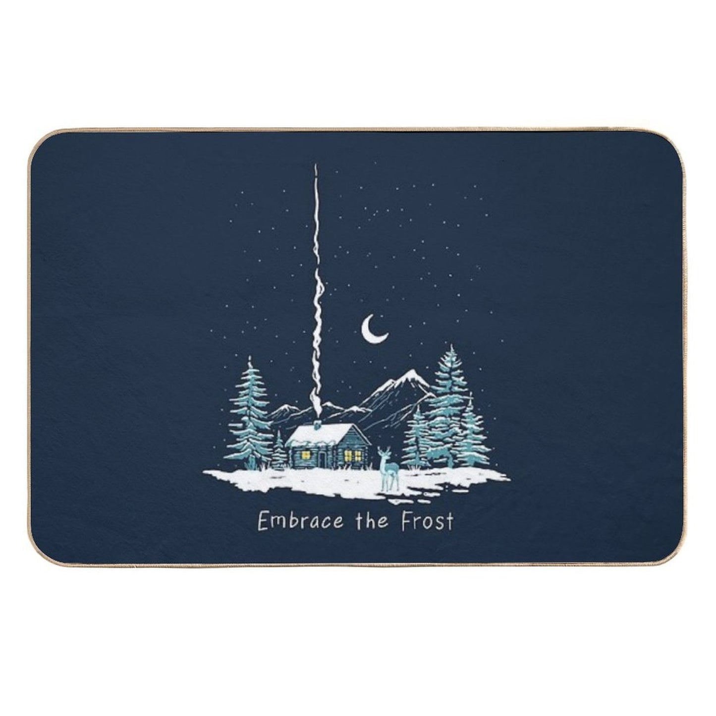 Embrace The Frost  Eco-Friendly Bath Mat