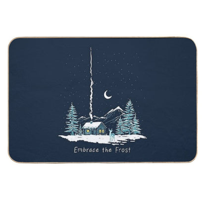 Embrace The Frost  Eco-Friendly Bath Mat
