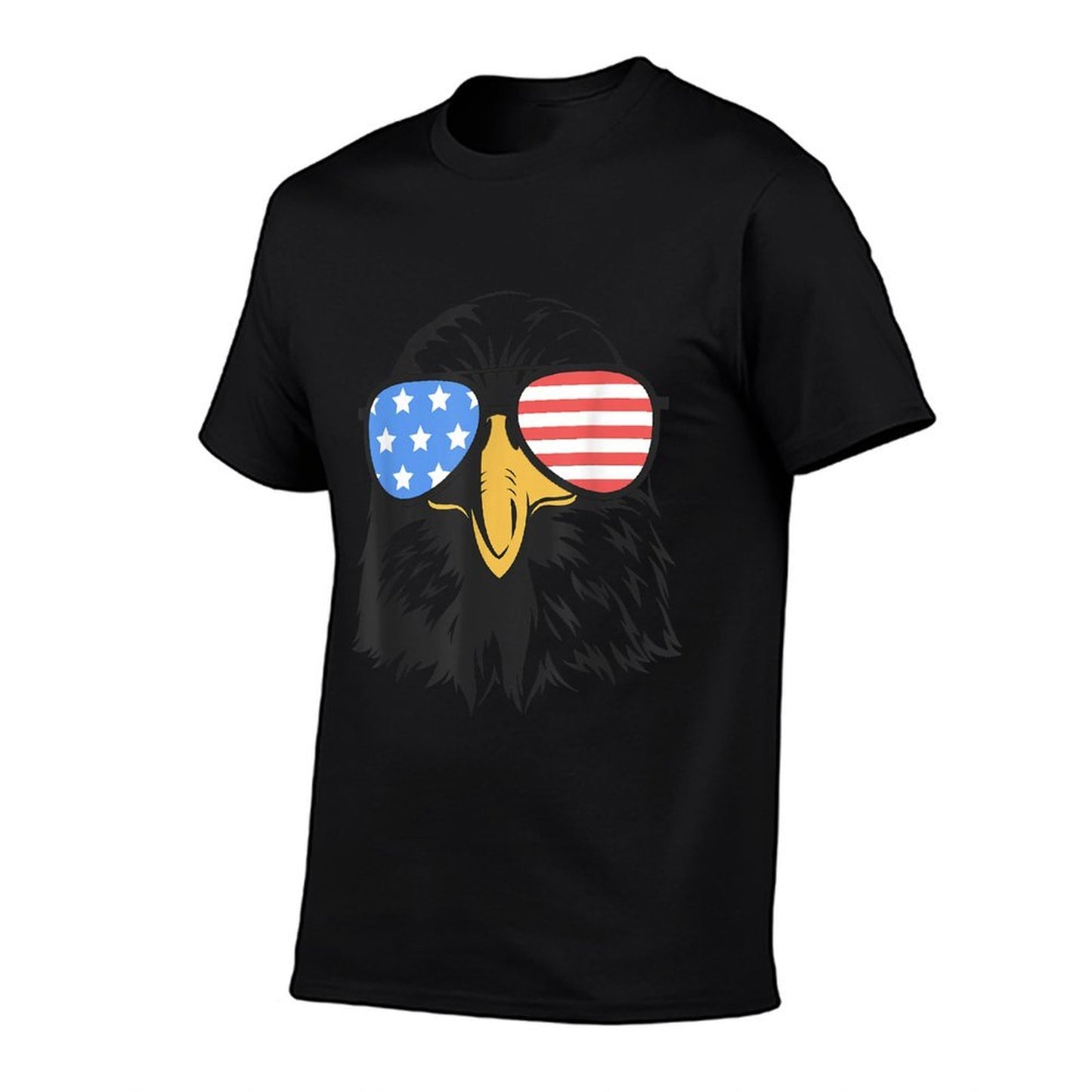 Bald Eagle American Patriotic Sunglasses Happy 4th Of July  Moisture-wicking T-Shirt